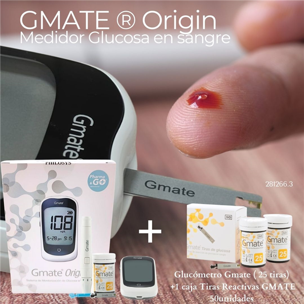 GMATE ORIGIN ® GLUCÓMETRO 