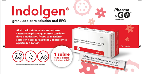 INDOLGEN ® GRANULADO PARA SLUCIÓN ORAL EFG  