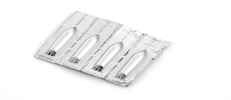 STRIPS Y ENVASES PARA SUPOSITORIOS