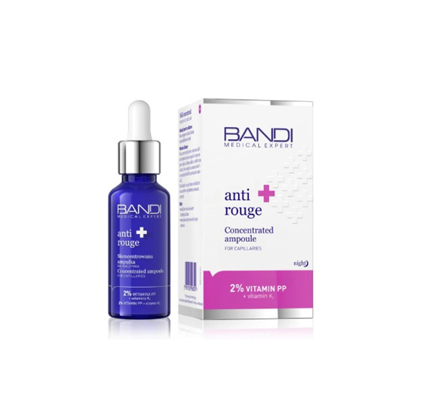 Ampolla concentrada para cuperosis