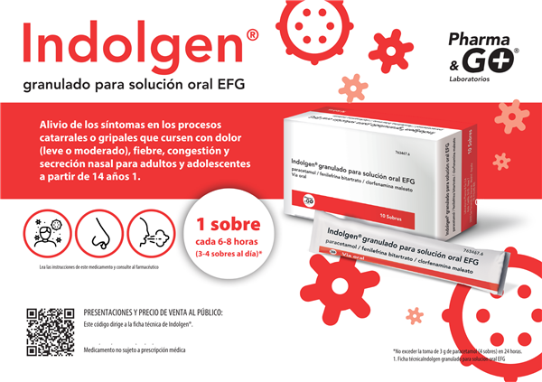 INDOLGEN GRANULADO PARA SOLUCIÓN ORAL EFG                                                           