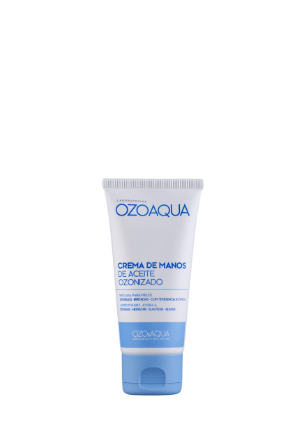 Crema de manos de Aceite ozonizado OzoAqua 