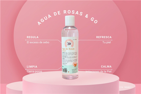 AGUA DE ROSAS  & GO 