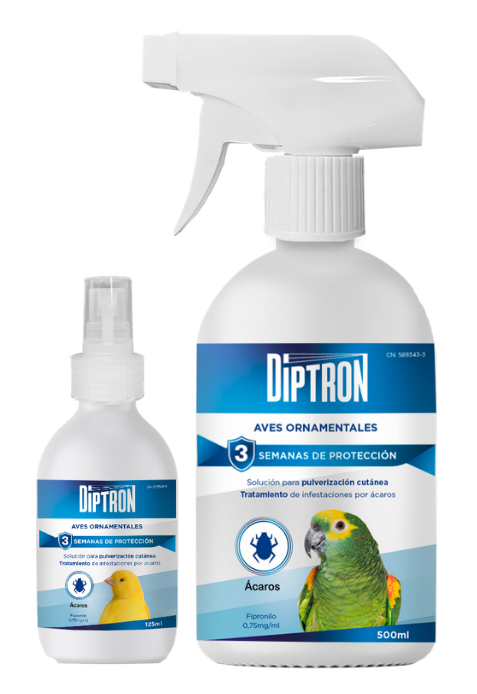 DIPTRON - Spray antiparasitario aves ornamentales