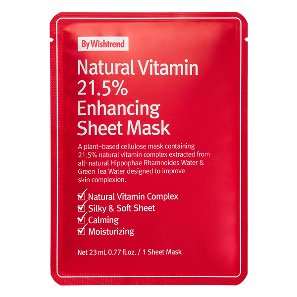 NATURAL VITAMIN 21.5% ENHANCING SHEET MASK